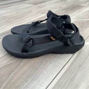 Teva Hurricane XLT2 Womens 11 Black Sport Sandals Trail Hiking Adjustable Straps